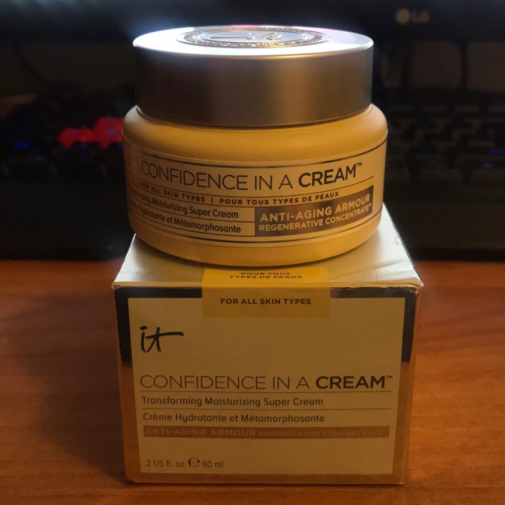 It confidence in a cream